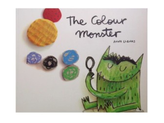 The Colour Monster matching booklet
