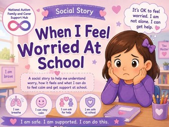 When I Feel Worried at School | Autism Social Story