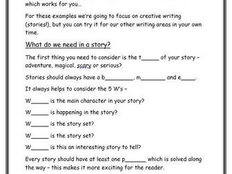 Story planning methods