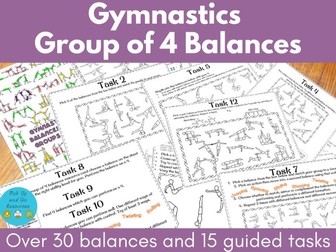 Gymnastics Group of 4 balances