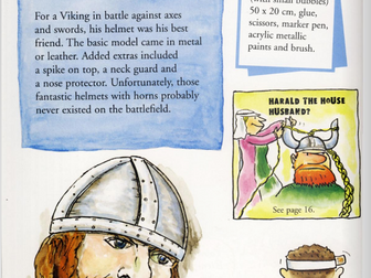 Viking Activities - How to make a helmet, shield, axe
