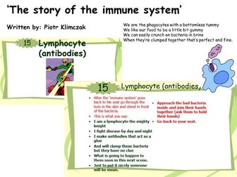 The Story of The Immune System - a classroom role-play for KS3 and KS4