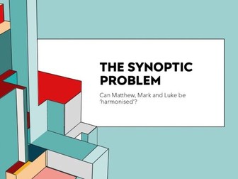 The Synoptic Problem A Level New Testament