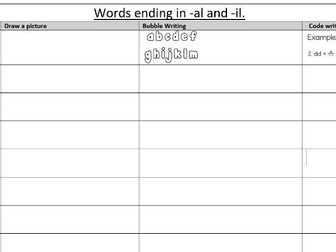 Year 2 Spelling Homework Activity Sheets, and Phonics