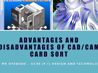 Advantages and Disadvantages of CAD/CAM Card Sort