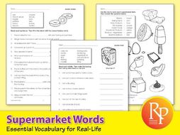 Supermarket Words: Essential Vocabulary