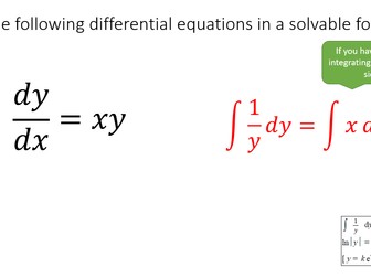 Differential Equations Quiz