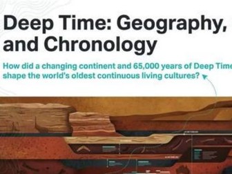 Deep Time Australia – Geography, Context and Chronology (Year 7 History)