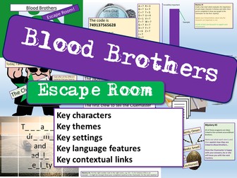 Blood Brothers Escape Room