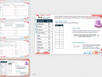 Measures of Centre - averages and percentiles