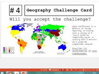 International Development Challenge Cards