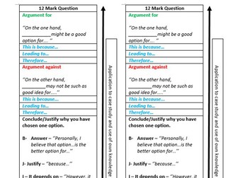 Structure Strips -  Edexcel Business  GCSE (9-1)