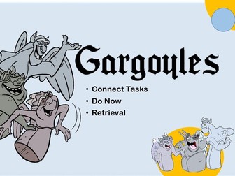 Gargoyle Connect Tasks Do Now Starter Plenary