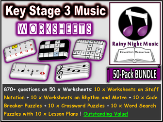 Music Worksheets Staff Notation | Teaching Resources