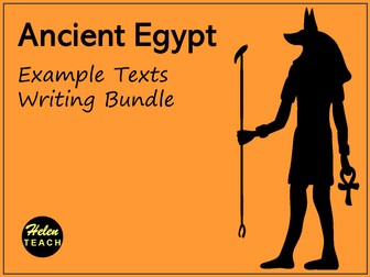 Ancient Egypt | Example Writing BUNDLE