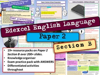 Edexcel English Language Paper 2 Section B