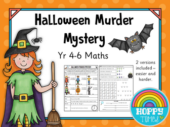 Halloween Maths Murder Mystery