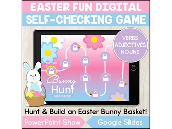 Easter Digital Game Adjectives Verbs Nouns