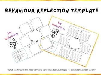 Behaviour Reflection Template