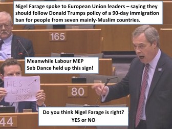 Question of the Day (Nigel Farage) - 2/2/17