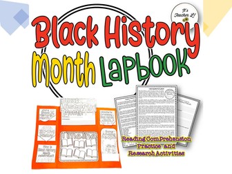 Black History Month Lapbook with Reading Comprehension Activities