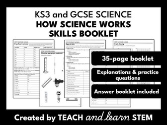 How Science Works Skills Booklet | Explanations & Questions | KS3 | GCSE