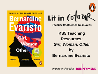 Girl, Woman, Other - Lit in Colour Teacher Conference