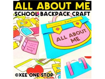 All About Me Bag Craft Back to School