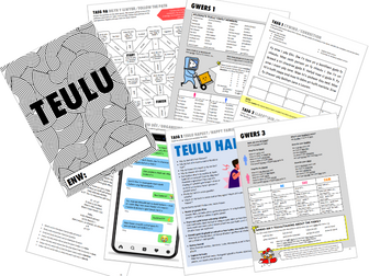 Llyfryn ‘Teulu’ (CA3) / ‘Family’ Booklet (KS3)