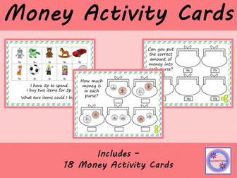 Money Activity Cards