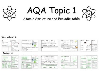 AQA Atomic structure and the periodic table