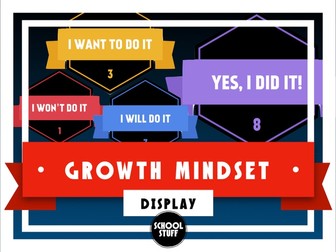 Growth Mindset Display - School Stuff