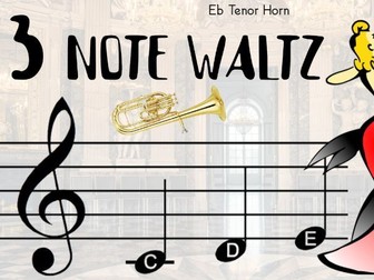 Eb Brass play along - 3 note waltz
