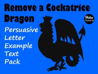 Dragon Persuasive Letter WAGOLL Example, Feature Identification & Answers