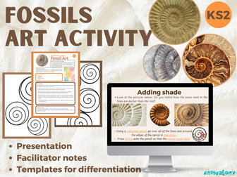 Fossils Art Activity