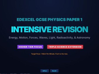 Edexcel Physics Paper 1: The Ultimate Revision Deck