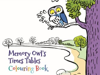 Memory Owl's 2x Table Colouring Pack