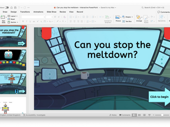 Function Machines - Stop the Meltdown Interactive Activity