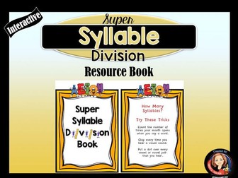 syllable division Teaching syllable segmentation i could write a book on syllable division/segmentation, but i hope the anchor chart and foldable can. syllable division Teaching syllable segmentation i could write a book on syllable division/segmentation, but i hope the anchor chart and foldable can.