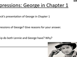 Of Mice and Men Chapter 1 Lessons | Teaching Resources