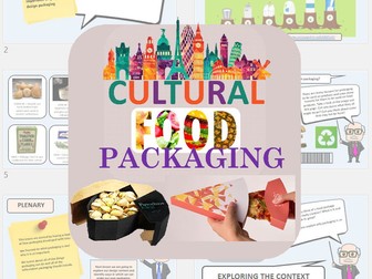 Cultural Food Packaging - Graphics Project