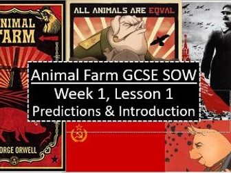 48 Lesson Animal Farm AQA GCSE Scheme of Work - Fully Resourced