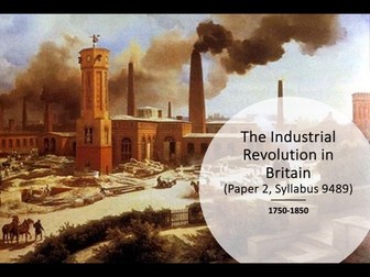 AS History 9489 - British Industrial Revolution