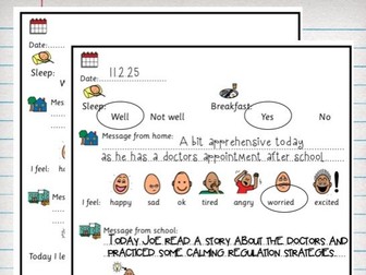 Home-School  Communication Sheet