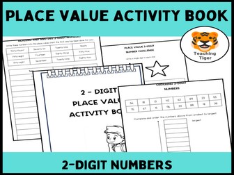 Engaging 2-Digit Place Value Activity Book for Kids | Fun Math Learning