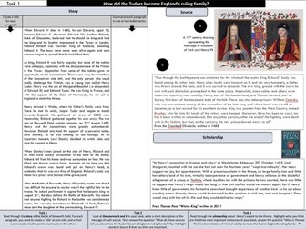 Story, source, scholarship on Richard III and Henry VII