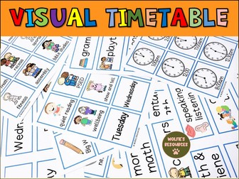 Visual Timetable KS1 | Daily Schedule | Back To School