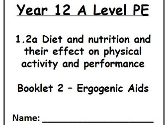 OCR A Level PE - Ergogenic Aids Work Booklet