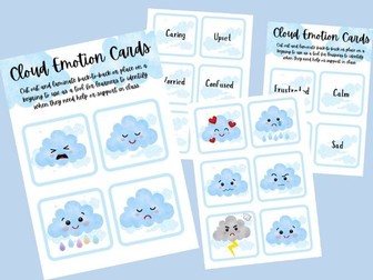 Cloud Emotions Cards