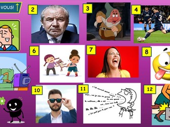 Year 7 French Personality / Personnalités PPT